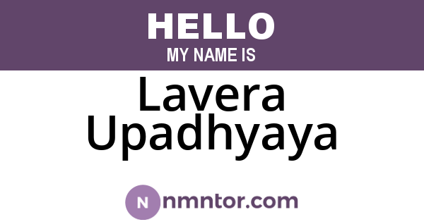 Lavera Upadhyaya