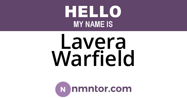 Lavera Warfield