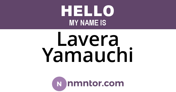 Lavera Yamauchi