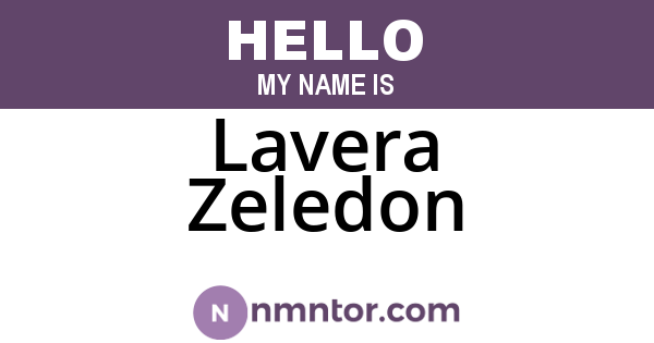 Lavera Zeledon
