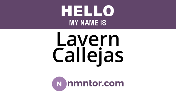Lavern Callejas