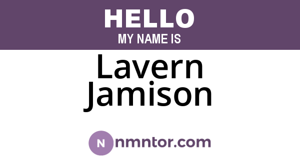Lavern Jamison