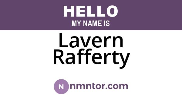 Lavern Rafferty