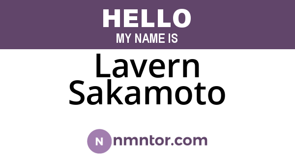 Lavern Sakamoto