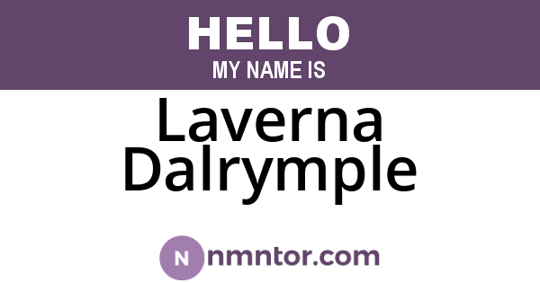 Laverna Dalrymple
