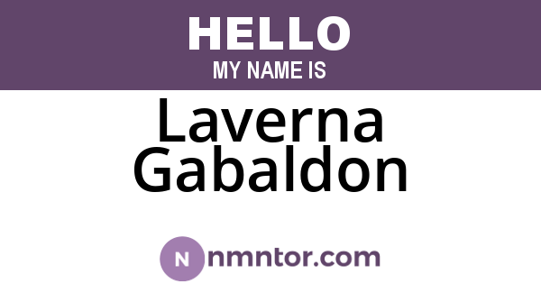 Laverna Gabaldon