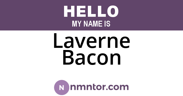 Laverne Bacon