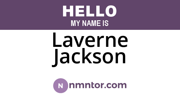 Laverne Jackson