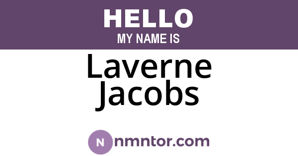 Laverne Jacobs
