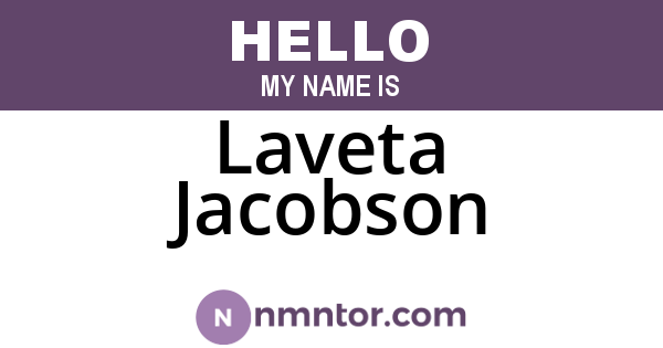 Laveta Jacobson