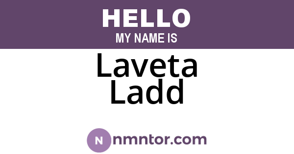 Laveta Ladd