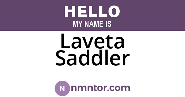 Laveta Saddler
