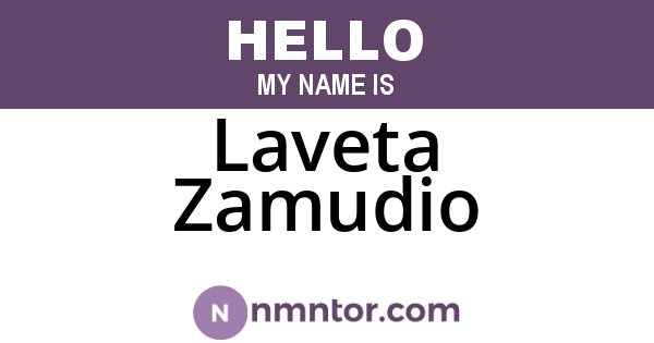 Laveta Zamudio