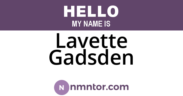 Lavette Gadsden