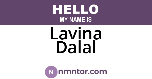 Lavina Dalal
