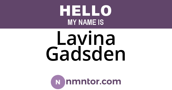 Lavina Gadsden