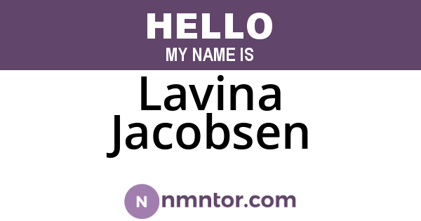 Lavina Jacobsen