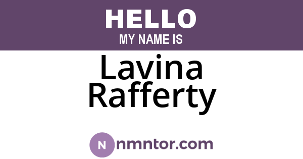 Lavina Rafferty