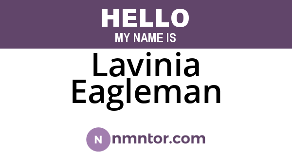Lavinia Eagleman