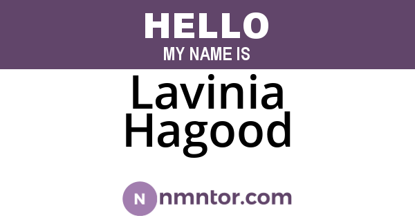 Lavinia Hagood