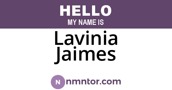 Lavinia Jaimes
