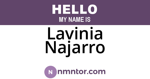 Lavinia Najarro