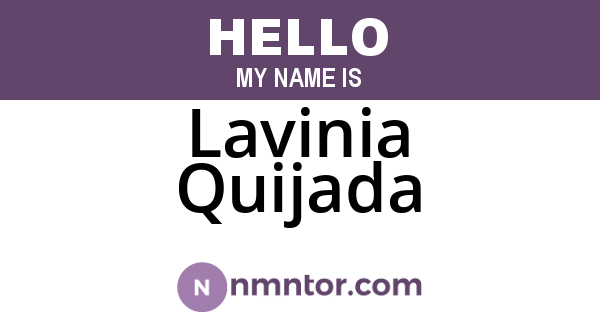 Lavinia Quijada