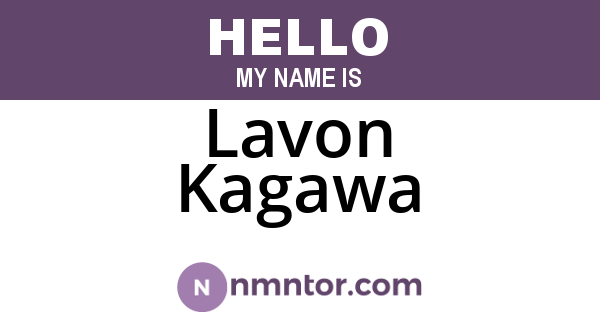 Lavon Kagawa