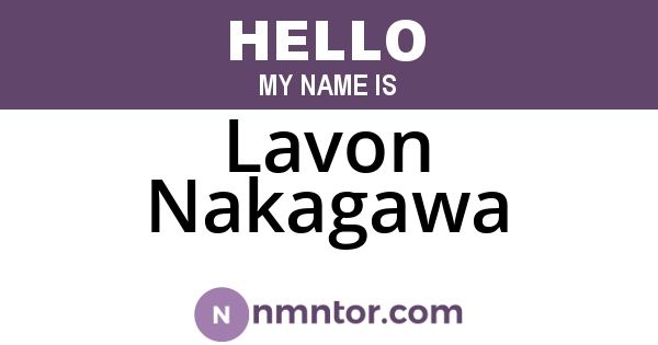 Lavon Nakagawa