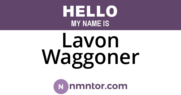 Lavon Waggoner