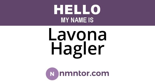 Lavona Hagler
