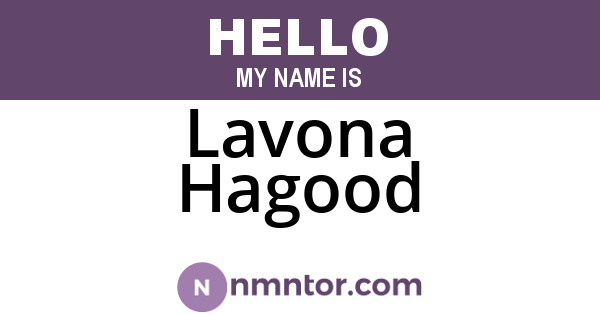 Lavona Hagood