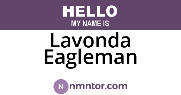 Lavonda Eagleman