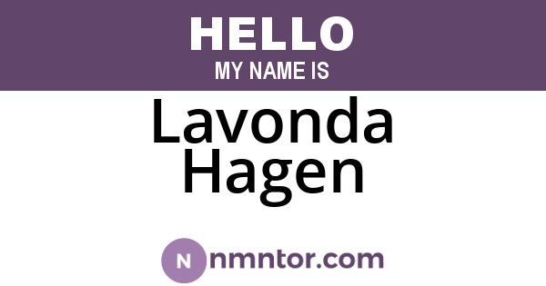 Lavonda Hagen