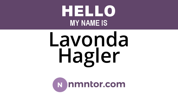 Lavonda Hagler