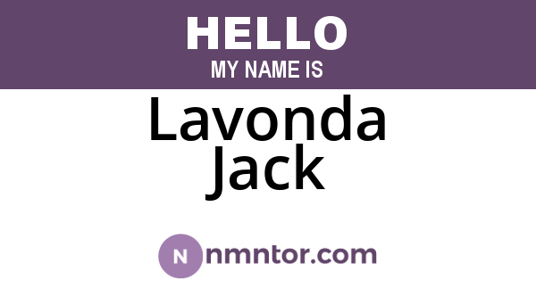 Lavonda Jack