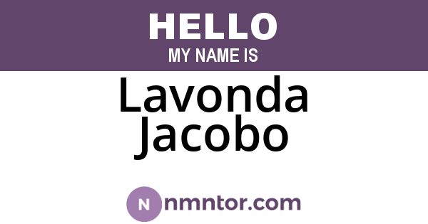 Lavonda Jacobo