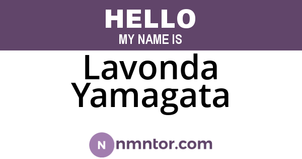 Lavonda Yamagata