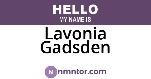 Lavonia Gadsden