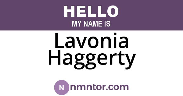 Lavonia Haggerty