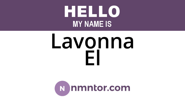 Lavonna El
