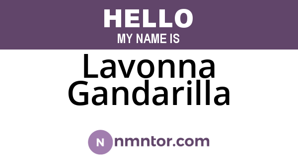 Lavonna Gandarilla