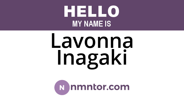 Lavonna Inagaki