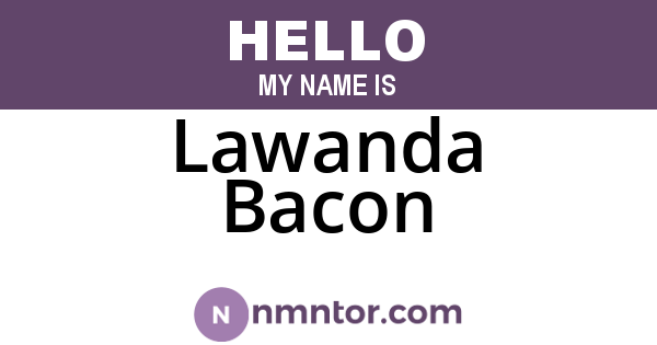 Lawanda Bacon
