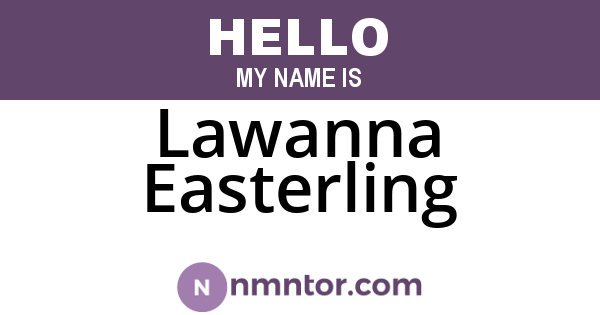 Lawanna Easterling