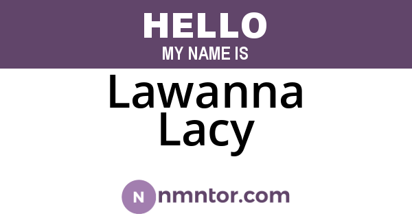 Lawanna Lacy