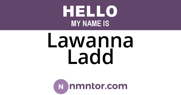 Lawanna Ladd