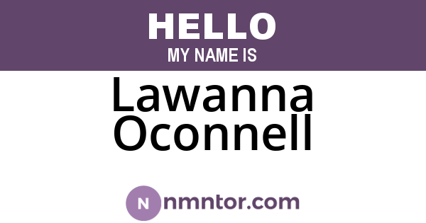 Lawanna Oconnell