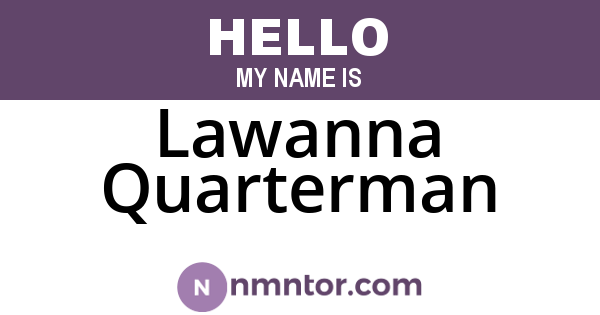 Lawanna Quarterman