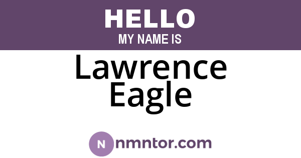Lawrence Eagle